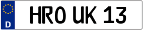 Truck License Plate